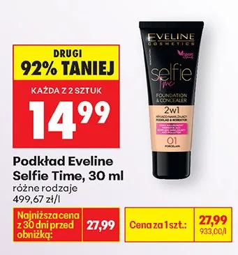 Podkład Selfie Time, różne rodzaje promocja w Biedronka