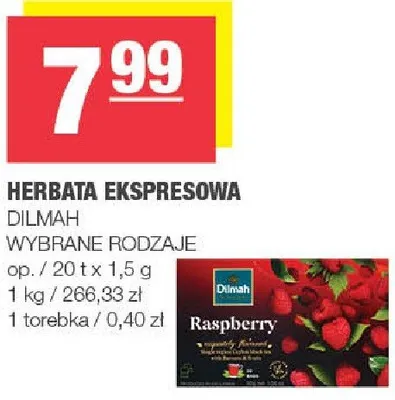 Herbata ekspresowa promocja w SPAR