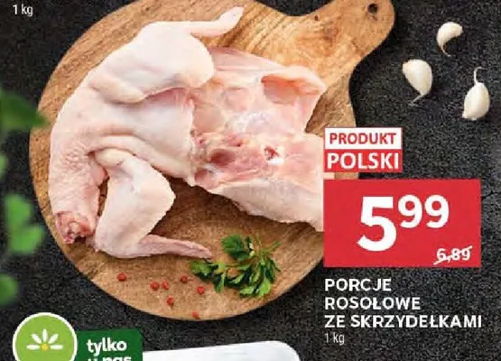 Porcje PORCJE ROSOŁOWE ZE SKRZYDEŁKAMI promocja w Stokrotka