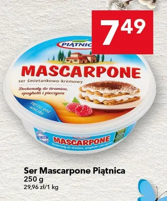 Ser Mascarpone Piątnica promocja w LEWIATAN
