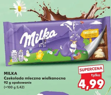 Czekolada mleczna walentykowa Millano promocja w Kaufland