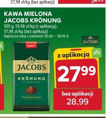 Kawa mielona Jacobs Krönung promocja w Stokrotka
