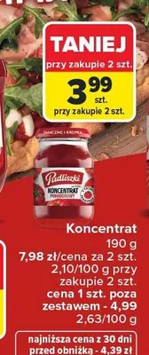 Koncentrat pomidorowy promocja w Carrefour Market