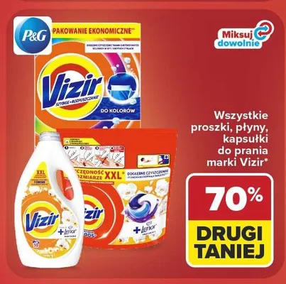 Kapsułki do prania sensitive Lenor all in 1 pods promocja w Carrefour
