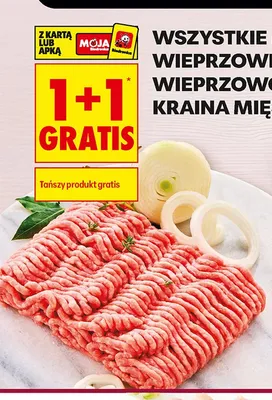 Mięso mielone wieprzowo-wołowe Kraina Mięs promocja w Biedronka