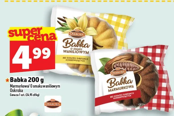 Babka marmurkowa O smaku waniliowym promocja w TOPAZ
