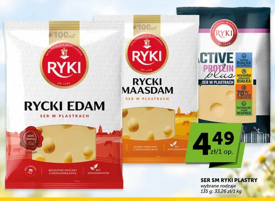 Ser Rycki Maasdam w plastrach Ryki promocja w ABC