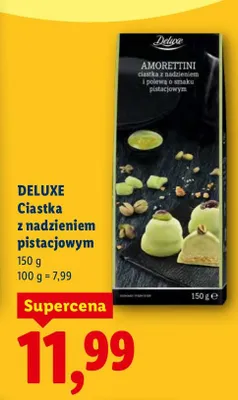 Ciastka z nadzieniem pistacjowym promocja w Lidl