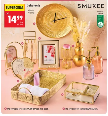 Dekoracje Smukee promocja w Biedronka