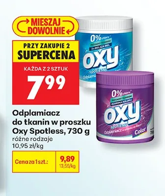 Odplamiacz do tkanin w proszku Oxy Spotless promocja w Biedronka