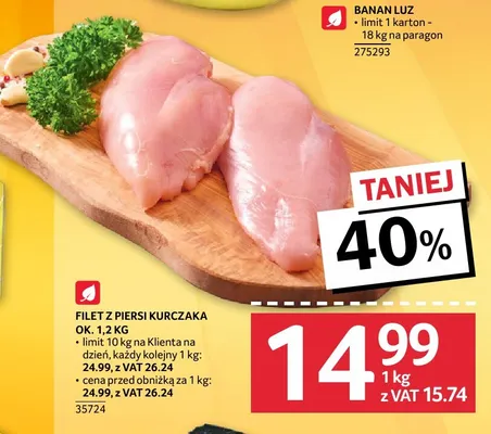 Filet z piersi kurczaka promocja w Selgros