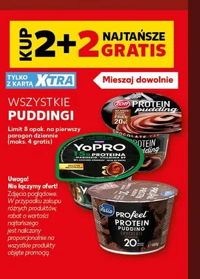 Pudding proteinowy czekoladowy Danone YoPRO promocja w Kaufland