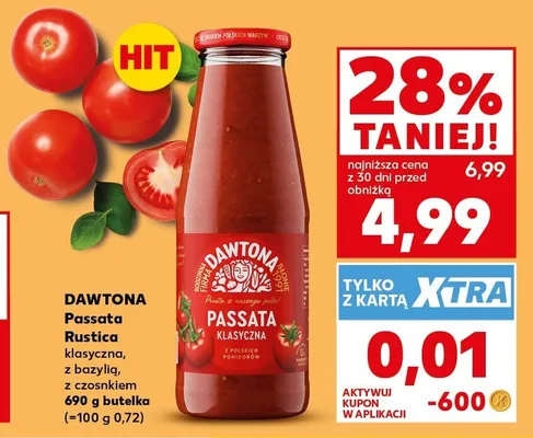 Passata Rustica klasyczna Dawtona promocja w Kaufland