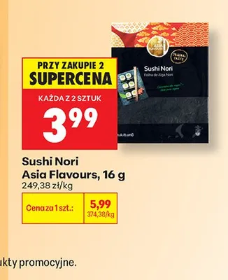 Sushi Nori Asia Flavours promocja w Biedronka