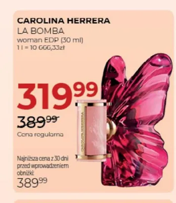 Woda perfumowana damska Carolina Herrera La Bomba promocja w Drogerie Jawa