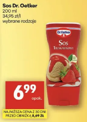 Sos truskawkowy promocja w Delikatesy Centrum