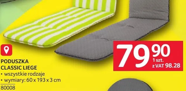 Poduszka Classic Liege promocja w Selgros