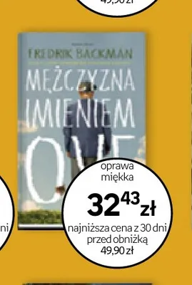 Książka Mężczyzna imieniem Ove Fredrik Backman promocja w Empik
