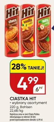 Ciastka Hit promocja w Chata Polska