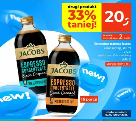 Koncentrat espresso Jacobs Sweet Caramel promocja w Dealz