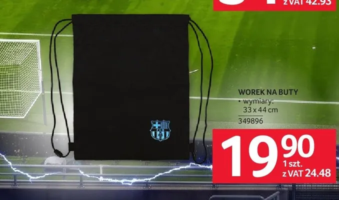 Worek na buty FC Barcelona promocja w Selgros