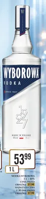 Wódka Wyborowa promocja w Dino