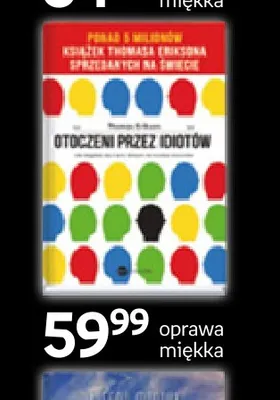 Książka Otoczeni przez idiotów Thomas Erikson promocja w Empik