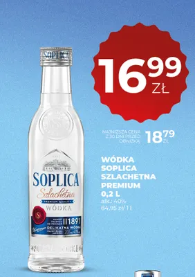 Wódka Soplica Szlachetna Premium promocja w Duży Ben