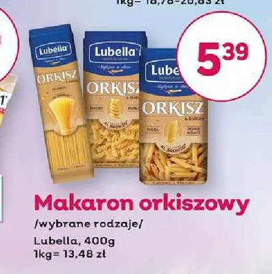 Makaron orkiszowy Lubella Świderki promocja w Bliski