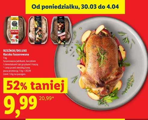 Kaczka faszerowana promocja w Lidl