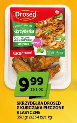Skrzydełka Drosed z kurczaka pieczone klasyczne promocja w Euro Sklep