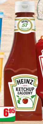 Ketchup łagodny Heinz promocja w Dino