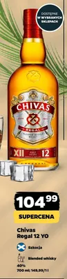 Whisky Chivas Regal 12 YO promocja w Netto