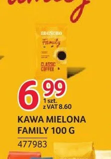 Kawa mielona Eduscho Family promocja w Selgros