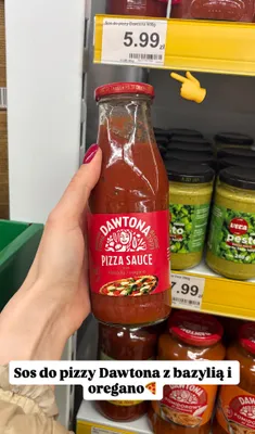 Sos do pizzy z bazylią i oregano promocja w Dino