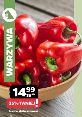 Papryka słodka czerwona promocja w Netto