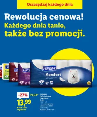 Papier toaletowy promocja w Lidl