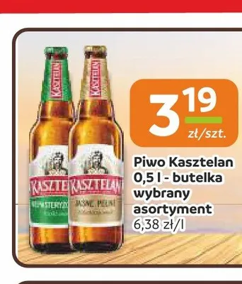 Piwo Kasztelan Jasne Pełne promocja w Gama