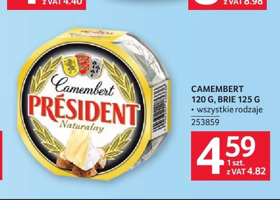 Ser Camembert Président promocja w Selgros