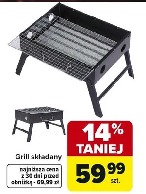 Grill składany promocja w Carrefour Market