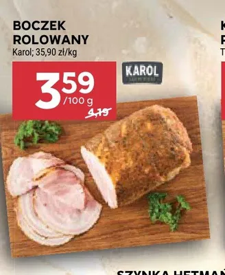 Boczek rolowany Karol promocja w Stokrotka