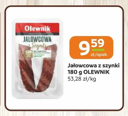 Kiełbasa jałowcowa z szynki Olewnik promocja w Gama