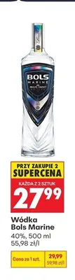 Wódka Bols Marine 40% promocja w Biedronka