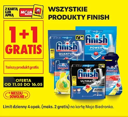 Produkty Finish promocja w Biedronka