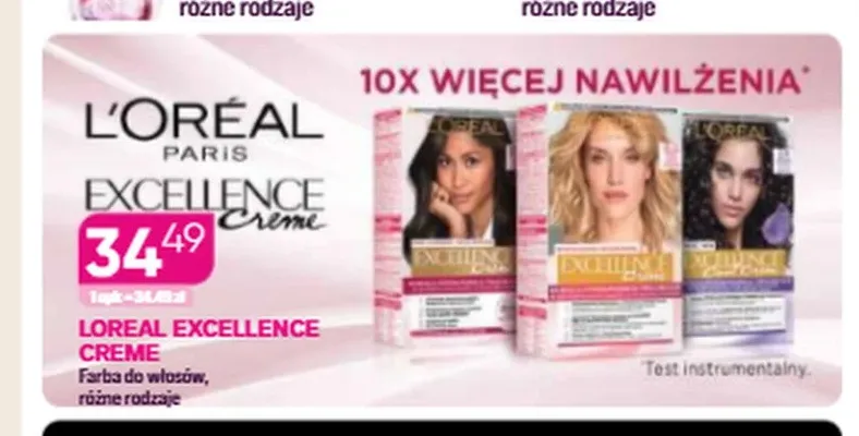Farba do włosów L'Oréal Paris Excellence Creme promocja w Drogerie Koliber