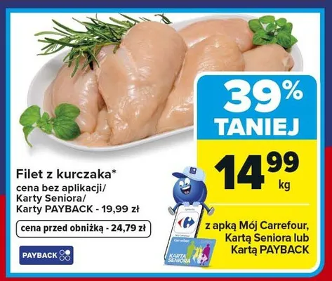 Filet z kurczaka promocja w Carrefour