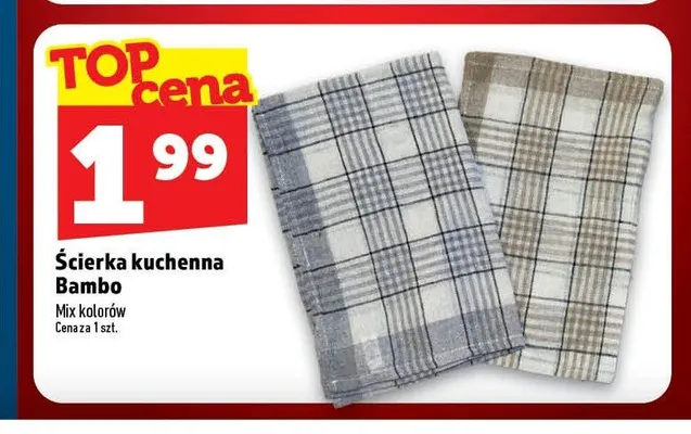 Ścierka kuchenna Bambo promocja w TOPAZ