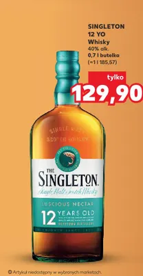 Whisky 12 YO Singleton promocja w Kaufland