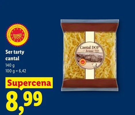 Ser tarty Cantal promocja w Lidl