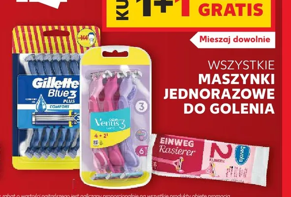 Maszynki jednorazowe do golenia Gillette Venus 3 promocja w Kaufland